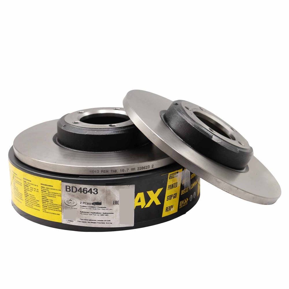Kit Disco de Freio BD4643 Diant. Peugeot 504 - Cód.12790