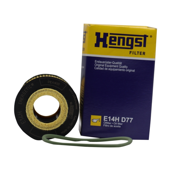 Filtro de Óleo Hengst E14H D77 Cayenne, Cayman - Cód.9859