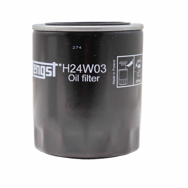 Filtro de Óleo Hengst H24W03 GM Blazer, S10 2.5 - Cód.12807