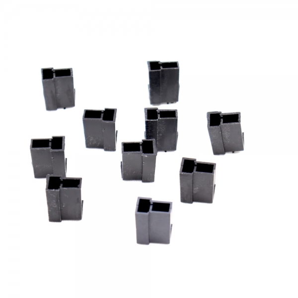 10 Conectores Universal Fêmea 2 vias ETE7532PR - Cód.10913