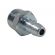 Niple Espigão Fixo Macho Prata M18 x 3/8\\\