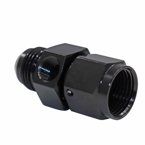 Adaptador 8AN x 8AN com Saída 1/8NPT All Black  - Cód.9419