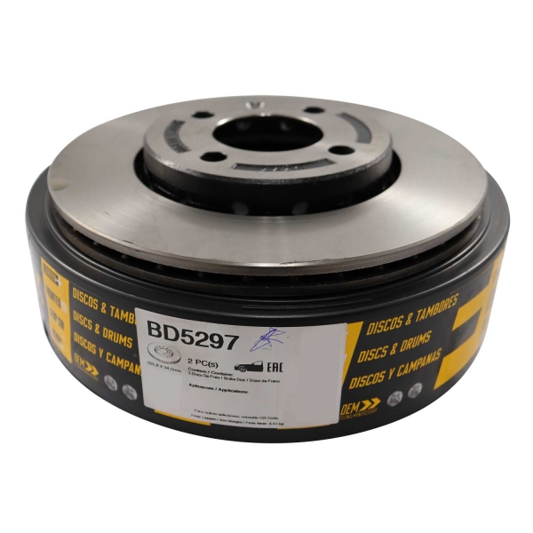 Kit Disco de Freio BD5297 Diant. VW Gol G5 - Cód.4318