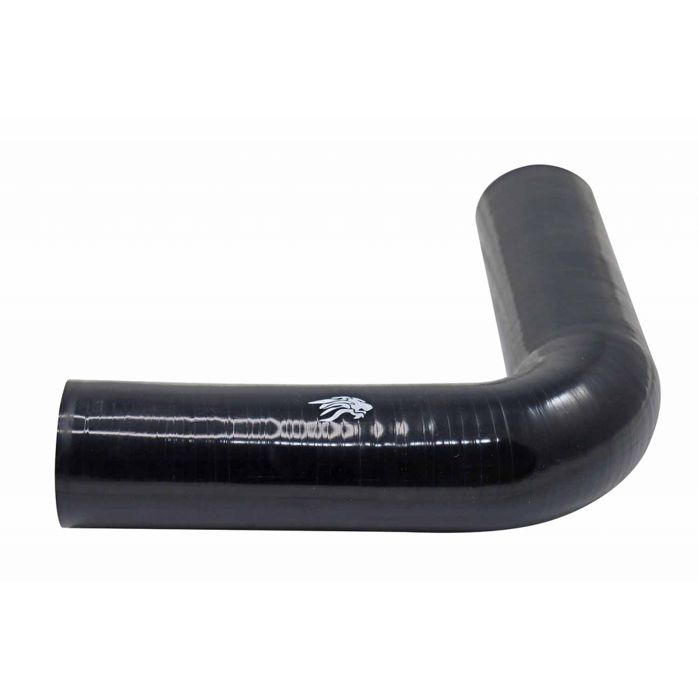 Curva Longa de Silicone MSA Preto 90º X 2 1/2