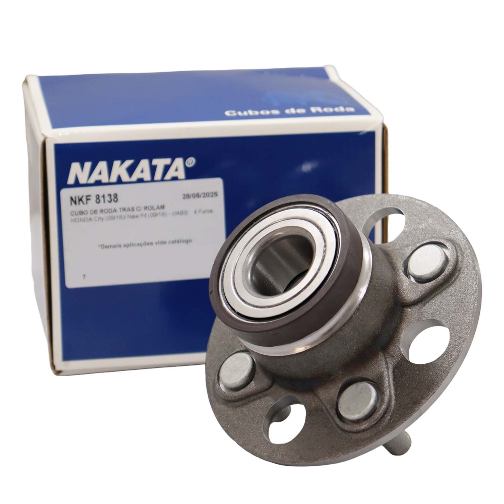 Cubo de Roda Tras. Nakata NKF8138 Honda Fit - Cód.13419