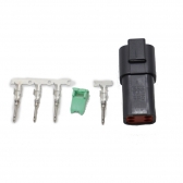 Conector Elétrico Macho 4 Vias Deutsch DT04-4P - Cód.10629