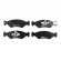 Pastilha Freio Diant. Jurid HQJ3002PA Ford Fiesta - Cód.3330
