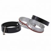 Kit Abraçadeira V-Band com Flanges Alum. 3 1/2\\\