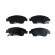 Pastilha Diant. Jurid HQJ2150A Honda Civic 1.5 - Cód.4211