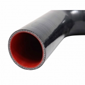 Curva 90º Pressurização Silicone Preto 2 1/2x2 3/4-Cód.2022