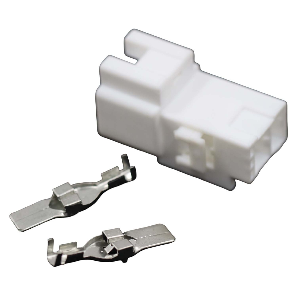 Conector 2 vias ETE8372 Macho com Terminal 7.8mm - Cód.14308