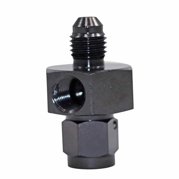 Adaptador 4AN x 4AN com Saída 1/8NPT All Black  - Cód.9461
