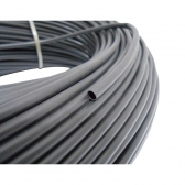 Espaguete Liso Leiplast 4mm / 100m Preto - Cód.308