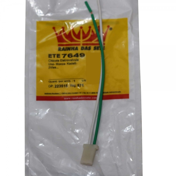 Chicote Reparo ETE7649 Eletrovalvula GM e Fiat - Cód.8459