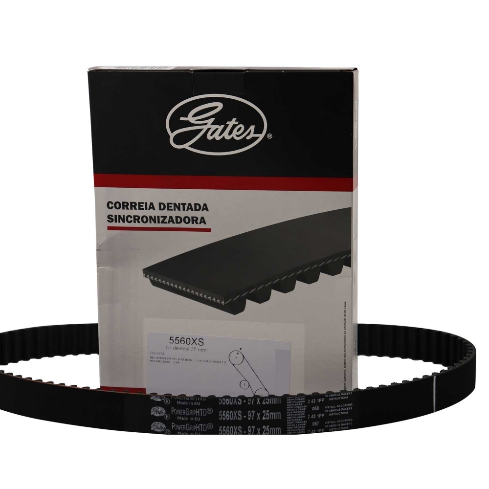 Correia Dentada Gates 5560XS Toyota Hilux, SW4 - Cód.4655