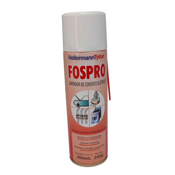 Limpa Contato HellermannTyton Fospro Spray - Cód.7379