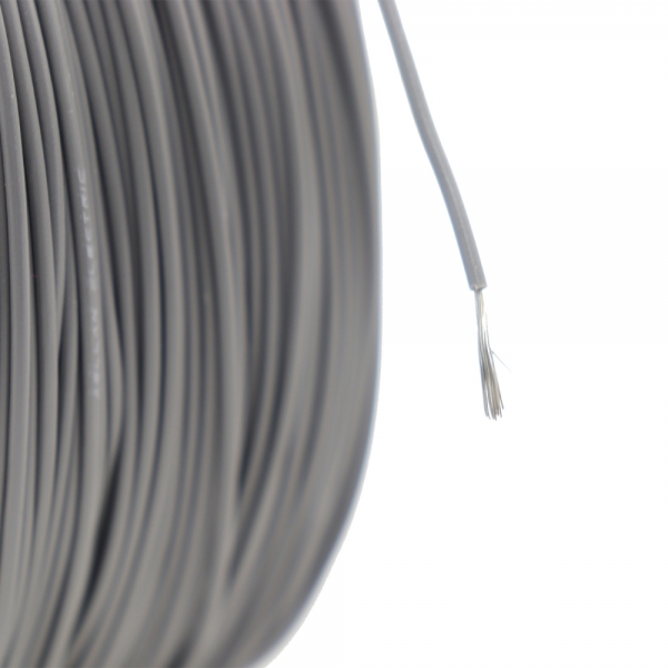 100m Cabo Flex. Auto Estanhado 0.50mm Cinza - Cód.10066