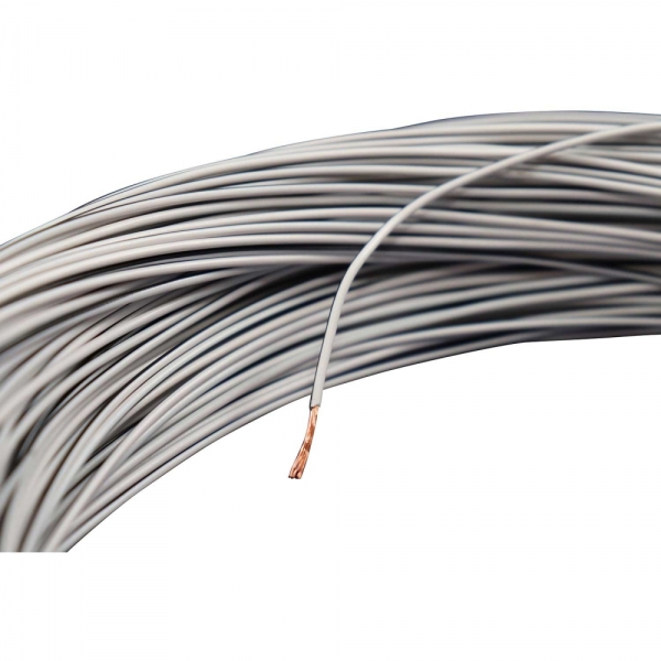 100m Cabo Flex. Automotivo 0.50mm Branco e Preto - Cód.8099