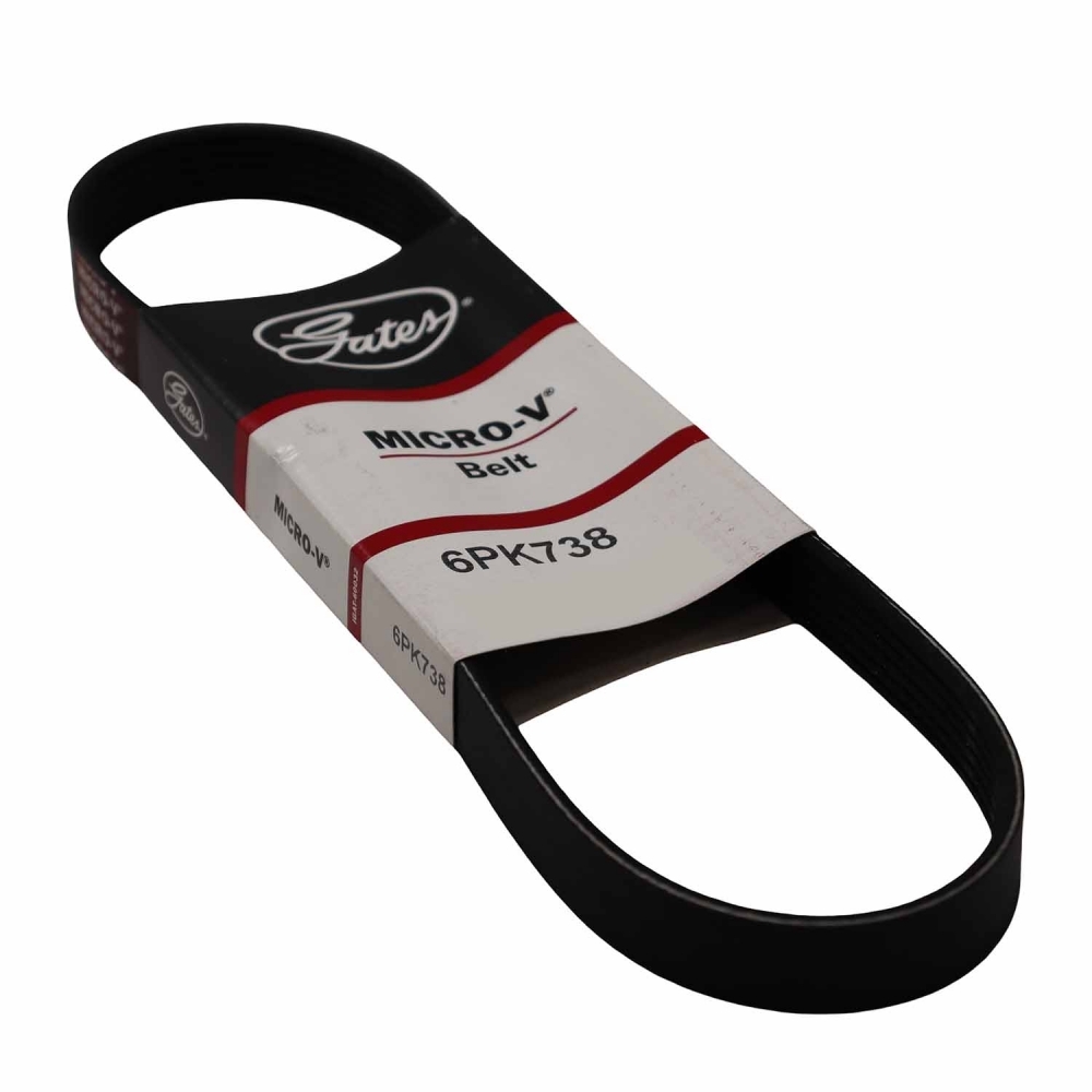 Correia Micro-V Gates 6PK738 Audi A3 1.4 - Cód.12709