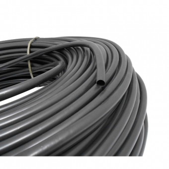 Espaguete Liso Leiplast 8mm / 100m Preto - Cód.310