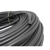 Espaguete Liso Leiplast 8mm / 100m Preto - Cód.310