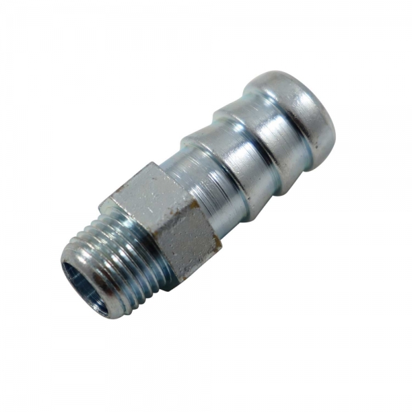Niple Espigão Fixo Macho Prata 1/8NPT x 3/8