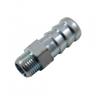 Niple Espigão Fixo Macho Prata 1/8NPT x 3/8" - Cód.7888