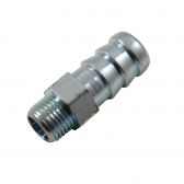 Niple Espigão Fixo Macho Prata 1/8NPT x 3/8