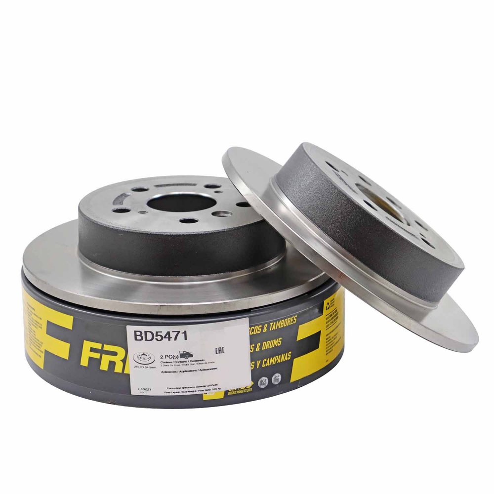 Kit Disco de Freio BD5471 Tras. Corolla Cross - Cód.12033