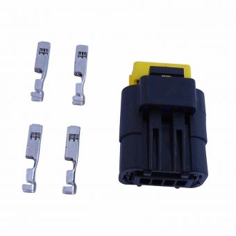 Conector Flange Femea 4 vias ETE4105 Megane - Cód.5756