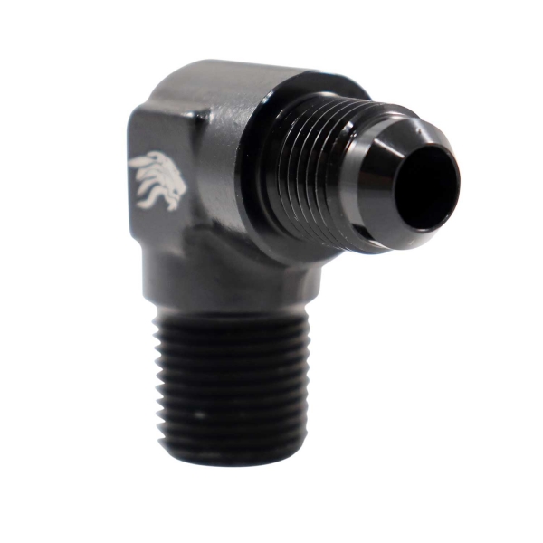 Niple Cotovelo Alumínio 3/8NPT x 6AN - Cód.7799