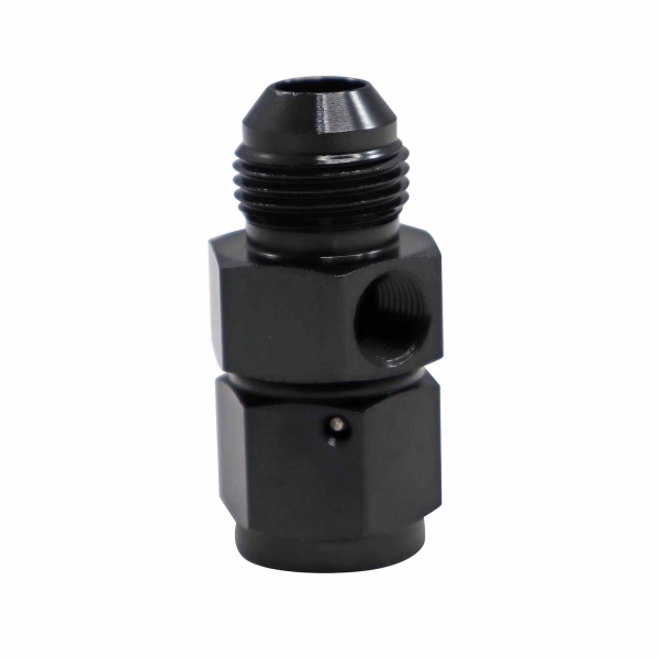 Adaptador 8AN x 8AN com Saída 1/8NPT All Black  - Cód.9419