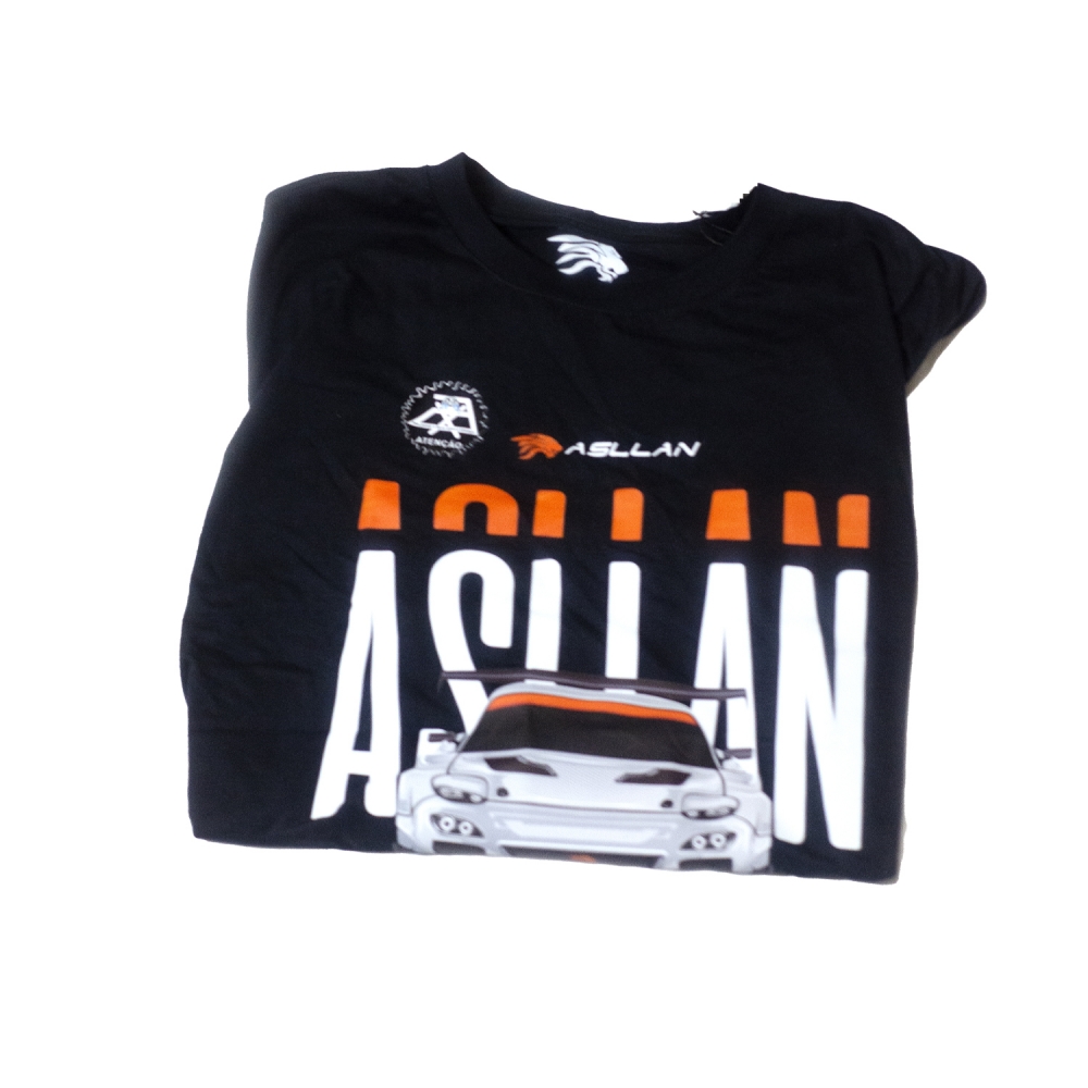 Camiseta Preta Masc. Asllan Drift Tam. P - Cód.10155