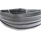 Espaguete Liso Leiplast 13mm / 50m Preto - Cód.1204