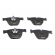 Pastilha Tras. Textar 2373001 BMW 550i, M5, X6 - Cód.11346