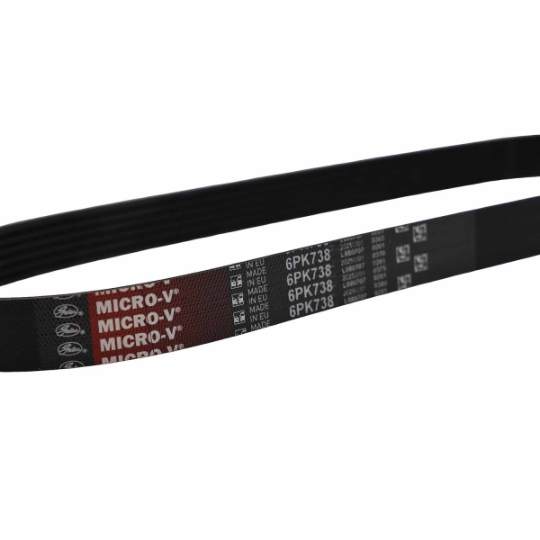 Correia Micro-V Gates 6PK738 Audi A3 1.4 - Cód.12709