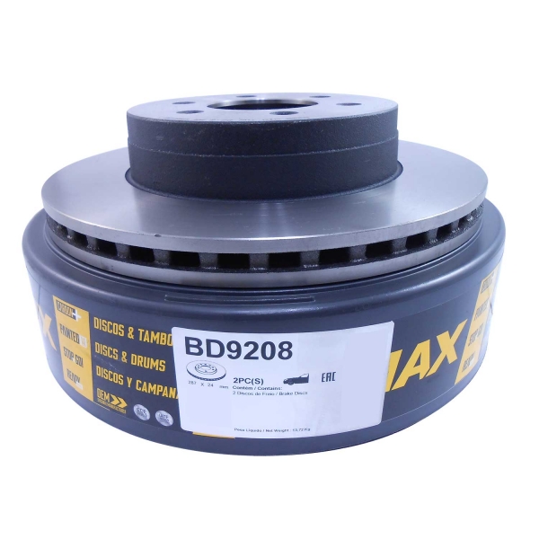 Kit Disco de Freio BD9208 Diant. Dodge Dakota - Cód.6386