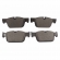 Pastilha Diant. Textar 2209801 Volvo XC60, S60 - Cód.11350