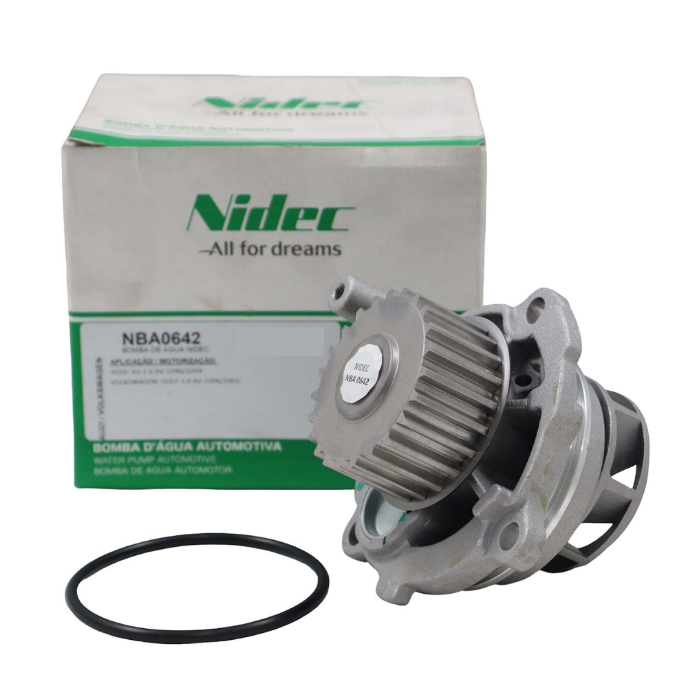 Bomba de Água Nidec NBA0642 VW Golf 1.6 (EA113) - Cód.13729