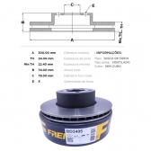 Kit Disco de Freio BD3405 Diant. BMW 120i, Z4 - Cód.3615