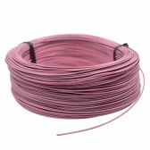 100m Cabo Flex. Automotivo 0.50mm Rosa e Preto - Cód.9259