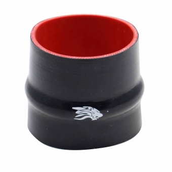 Mangote de Silicone 4\\\" x 100mm Preto com Hump - Cód.9485