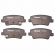 Pastilha Freio Tras. Ferodo HQF4225A Niro 1.6 - Cód.12111