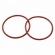Par de Aneis O-Ring Silicone Asllan 2 1/2 pol. - Cód.11852
