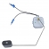 Sensor de Nivel TSA T010254 Argo, Cronos, Uno  - Cód.8043