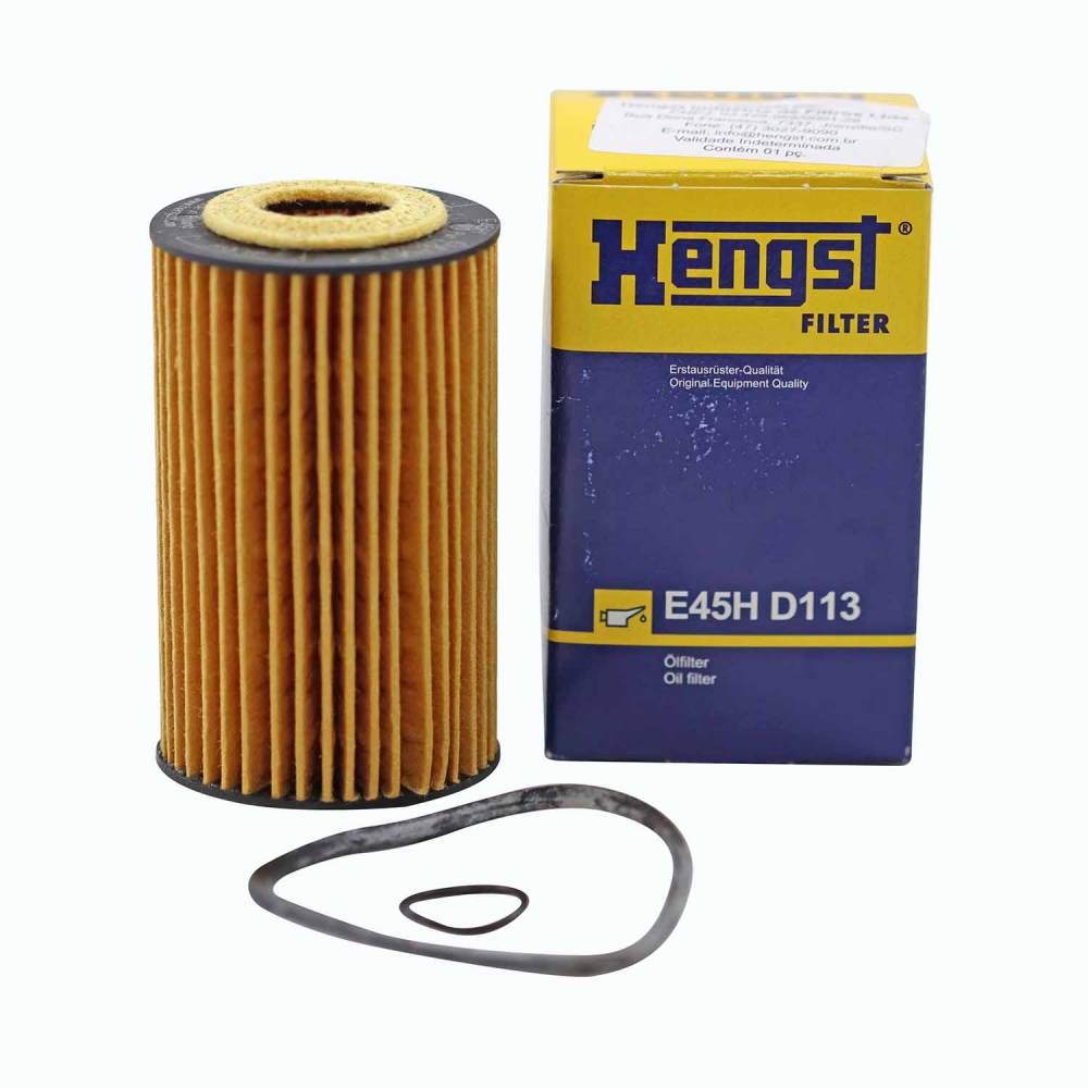 Filtro de Óleo Hengst E45H D113 Clio, Kangoo 1.0 - Cód.11113