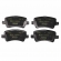 Pastilha Tras. Textar 2449602 Freelander 2 - Cód.12641