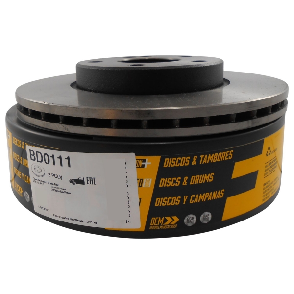 Kit Disco de Freio BD0111 Diant. Mercedes A200 - Cód.5115