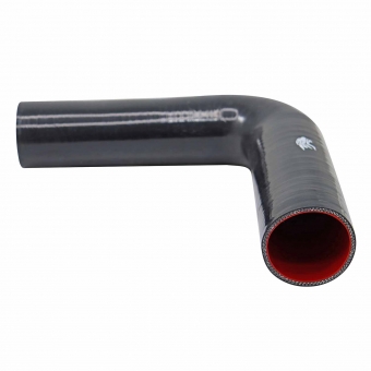 Curva Longa de Silicone MSA Preto 90º X 2 1/2" - Cód.1293