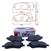 Pastilha de Freio Diant. Ferodo HQF2229A Corolla - Cód.5254